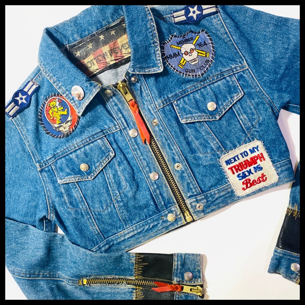 “BORN TO BE BAD” Punk Jacket - Picture 5 of 9